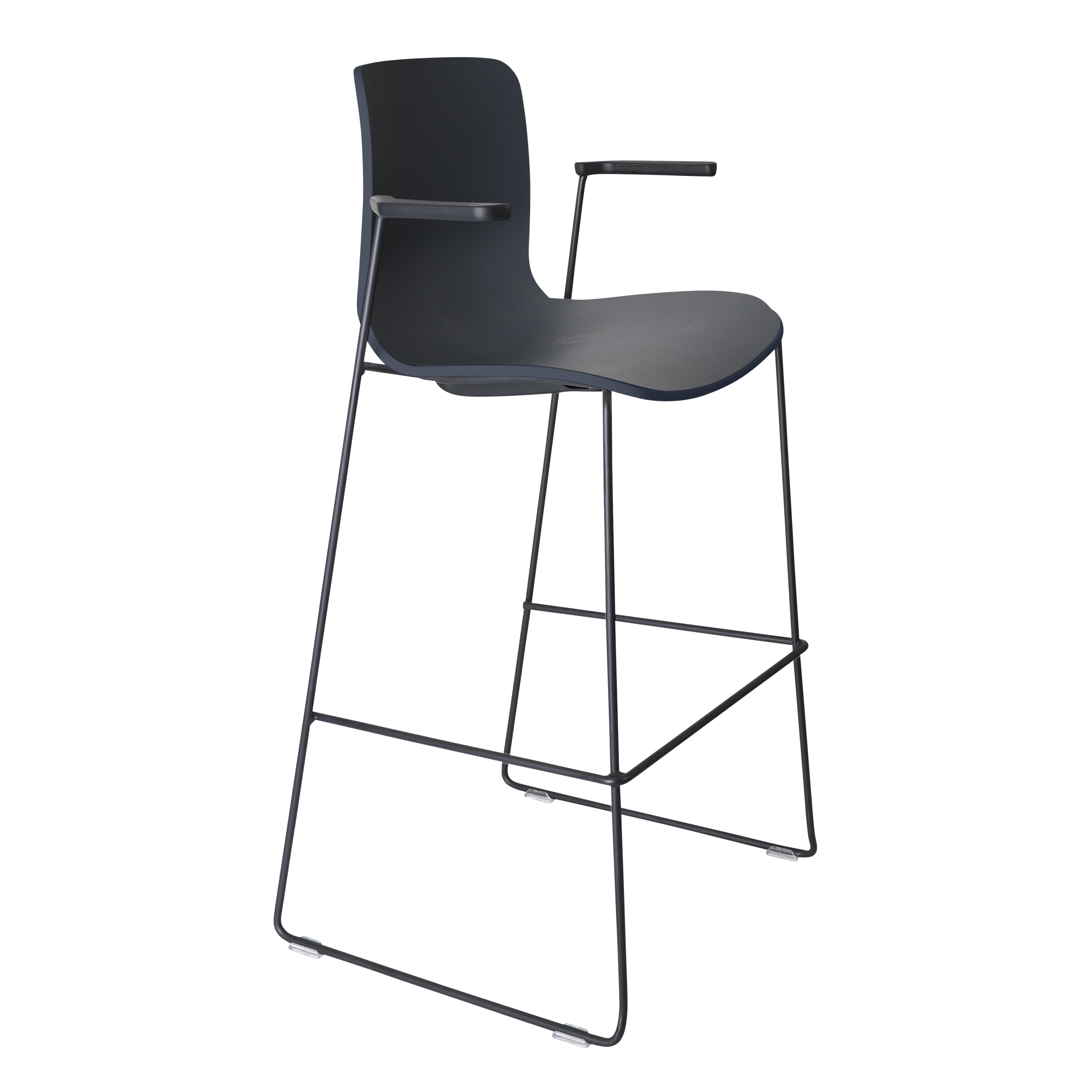 Acti Stool (Charcoal / Stool Sled Base)